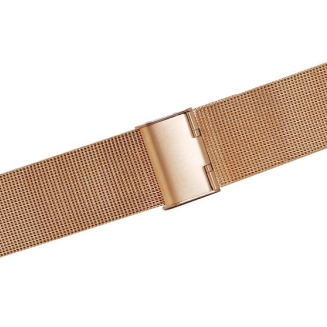 Bransoleta Siatka Różowe Złoto 22 mm 301RG22 - 3