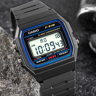 Zegarek Męski CASIO F-91W-1YEG + BOX - 5