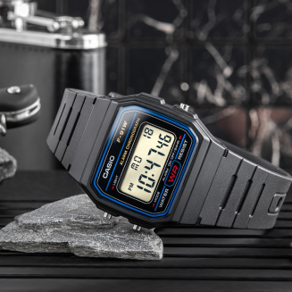 Zegarek Męski CASIO F-91W-1YEG + BOX - 6