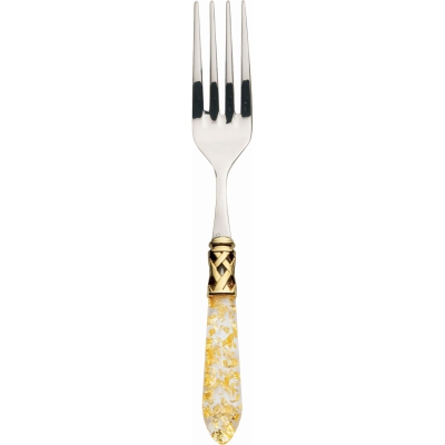 Widelec do serwowania Casa Bugatti Aladdin Gold/Gold