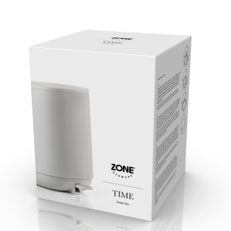 Kosz łazienkowy Zone Denmark Time Soft Grey 3l - 2