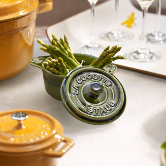 Staub Mini Cocotte Okrągły - 200 ml, Zielony - 2