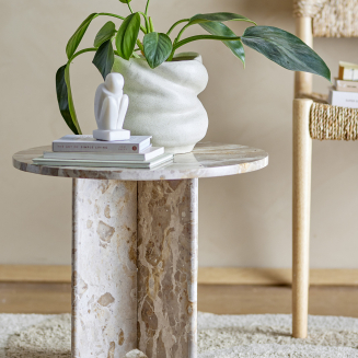 Stolik kawowy Bloomingville Jasmia Marble Brown - 3