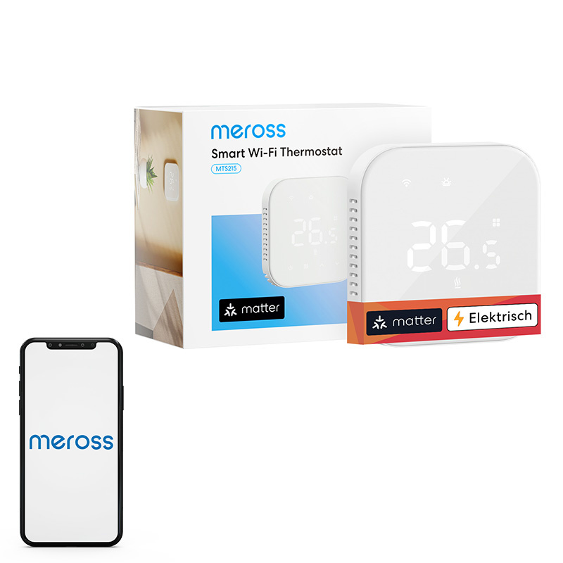 Meross MTS215MA(EU) Smart WiFi Thermostat (Matter)