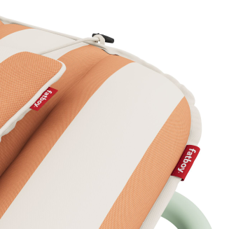 Leżak Fatboy Saunbun Daybed Mist Green & Stripe Orange Creme - 3