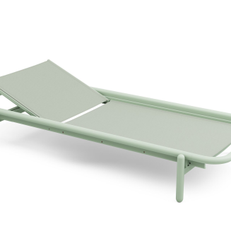 Leżak Fatboy Saunbun Daybed Mist Green & Stripe Orange Creme - 6