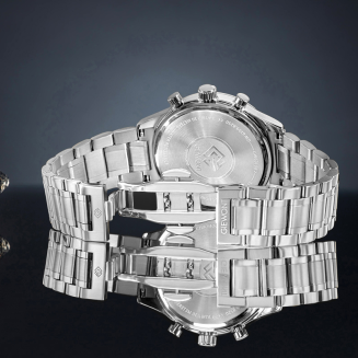 Zegarek Męski Giewont Chronograph Sapphire Srebrny GW6310-B2 - 6