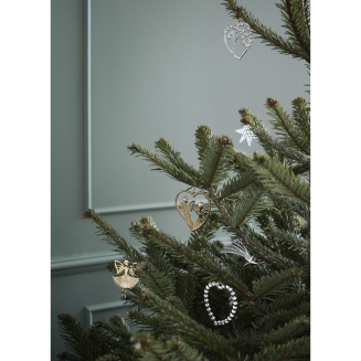 Ozdoba świąteczna Rosendahl Karen Blixen serce srebrne - 3