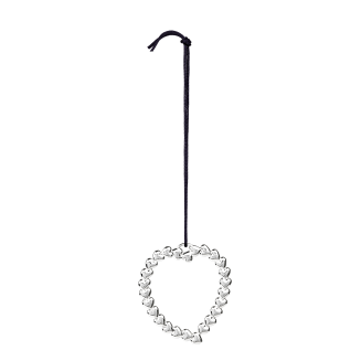 Ozdoba świąteczna Rosendahl Karen Blixen serce srebrne - 2