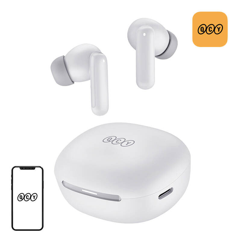 TWS QCY MeloBuds HT16 headphones (white)
