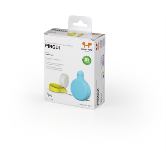 Butelka na wodę dla psa United Pets Pingui różowa - 9