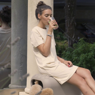 Legowisko | siedzisko United Pets Pancuccia szare - 4