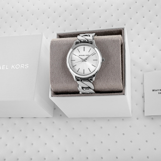 Zegarek Damski Michael Kors Slim Runway MK7474 + BOX - 5