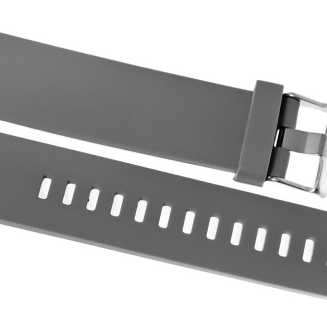 Pasek silikonowy SZARO-SREBRNY U15-22-6 - 4