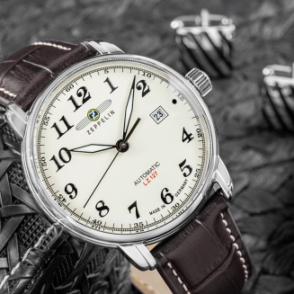 Zegarek Męski ZEPPELIN Automatic LZ 127 7656-5 + BOX - 5