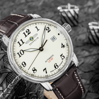 Zegarek Męski ZEPPELIN Automatic LZ 127 7656-5 + BOX - 5