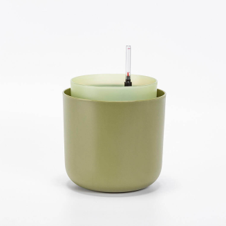 PLASTIA TOLITA Donica samonawadniająca okrągła 16 cm zielony - 2