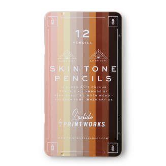 Kredki 12 kolorów - Skintone | PRINTWORKS - 2