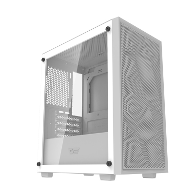  DARKFLASH M305 Mesh Fanless Computer Case (White)