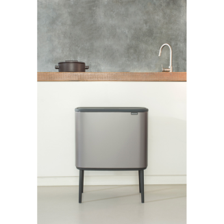 Kosz Brabantia Bo Touch Bin 11+11+11l platinum - 3