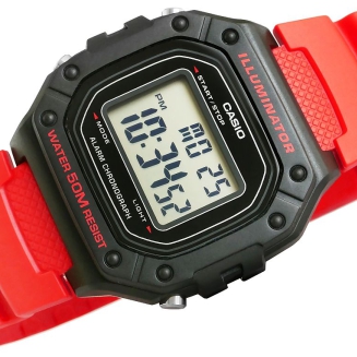 Zegarek Męski CASIO W-218H-4B + BOX - 4