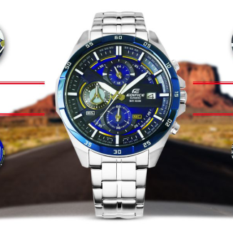 Zegarek Męski CASIO EDIFICE EFR-556DB-2AVUEF 10 BAR + BOX - 9