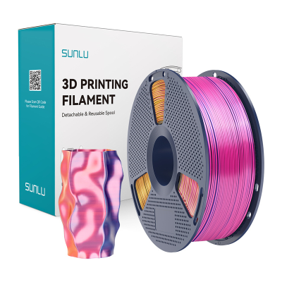 Filament SUNLU PLA+ Silk Tri-Color 1.75mm 1kg (red-yellow-blue)