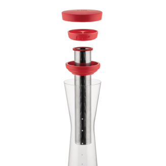 Karafka do kawy cold brew Alessi Mazagran czerwona - 2