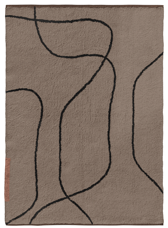 Dywan Mette Ditmer SHADOW Brown 100×140 cm