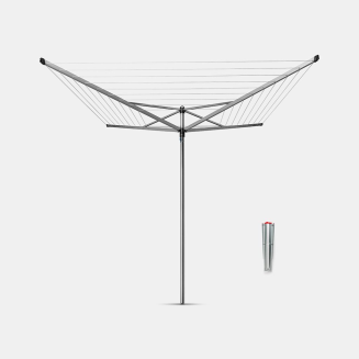 Obrotowa suszarka ogrodowa Brabantia Topspinner 50 m Grey - 2