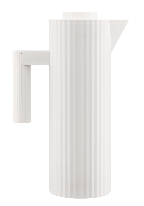 Alessi Plisse thermos 1l white