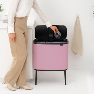 Kosz Brabantia Bo Touch Bin 23+11 l Lilac Pink - 6