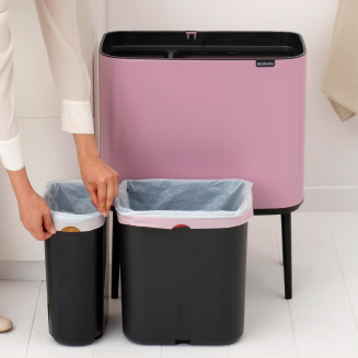 Kosz Brabantia Bo Touch Bin 23+11 l Lilac Pink - 10