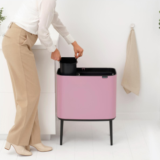Kosz Brabantia Bo Touch Bin 23+11 l Lilac Pink - 8