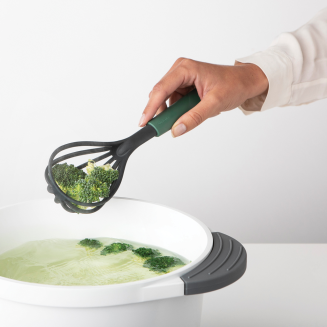 Trzepaczka z cedzakiem Brabantia Tasty+ Fir Green - 4