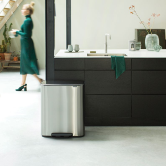 Kosz pedałowy na śmieci Brabantia Bo 2x30 l Matt Steel Fingerprint Proof - 7