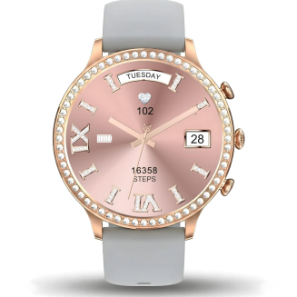 Smartwatch Gravity Różowe Złoto Pasek i Bransoleta GT5-8 - 8