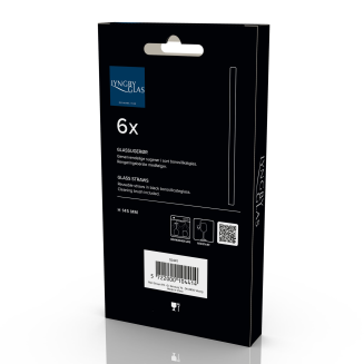 Słomki szklane Lyngby Glas Black 6 szt. - 7
