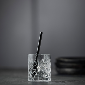 Słomki szklane Lyngby Glas Black 6 szt. - 3