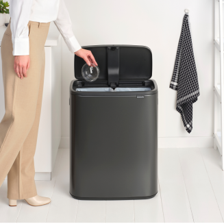 Kosz Brabantia Bo Touch Bin 2x30l Confident Grey - 7