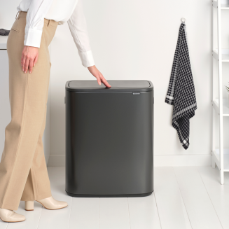 Kosz Brabantia Bo Touch Bin 2x30l Confident Grey - 10