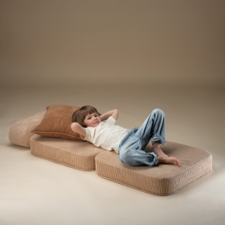 Rozkładany fotel dziecięcy Wigiwama Flip Chair Brown Sugar - 4