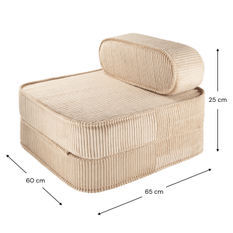 Rozkładany fotel dziecięcy Wigiwama Flip Chair Brown Sugar - 7
