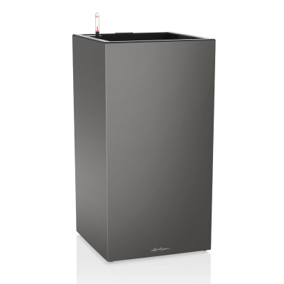 Donica Lechuza Canto Premium 40 LED kolumna antracyt metallic