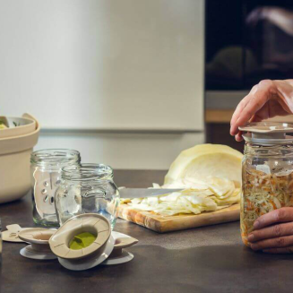 PLASTIA Zestaw fermentacyjny z filtrem czerwony - 6