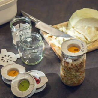 PLASTIA Zestaw fermentacyjny z filtrem czerwony - 7