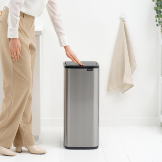 Kosz Brabantia Bo Touch Bin 30l Matt Steel Fingerprint Proof - 8