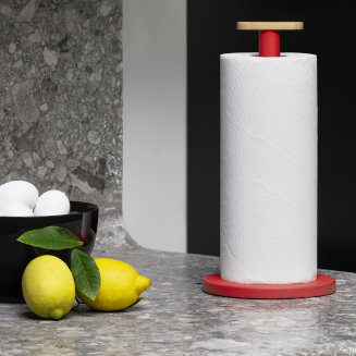 Stojak na ręczniki papierowe Alessi Mattina czerwony | SZYBKA WYSYŁKA 24H - 2