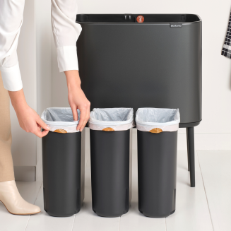 Kosz Brabantia Bo Touch Bin 11+11+11 l Confident Grey - 7