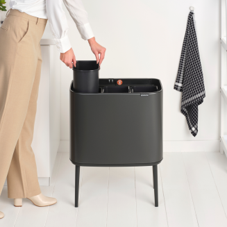 Kosz Brabantia Bo Touch Bin 11+11+11 l Confident Grey - 10